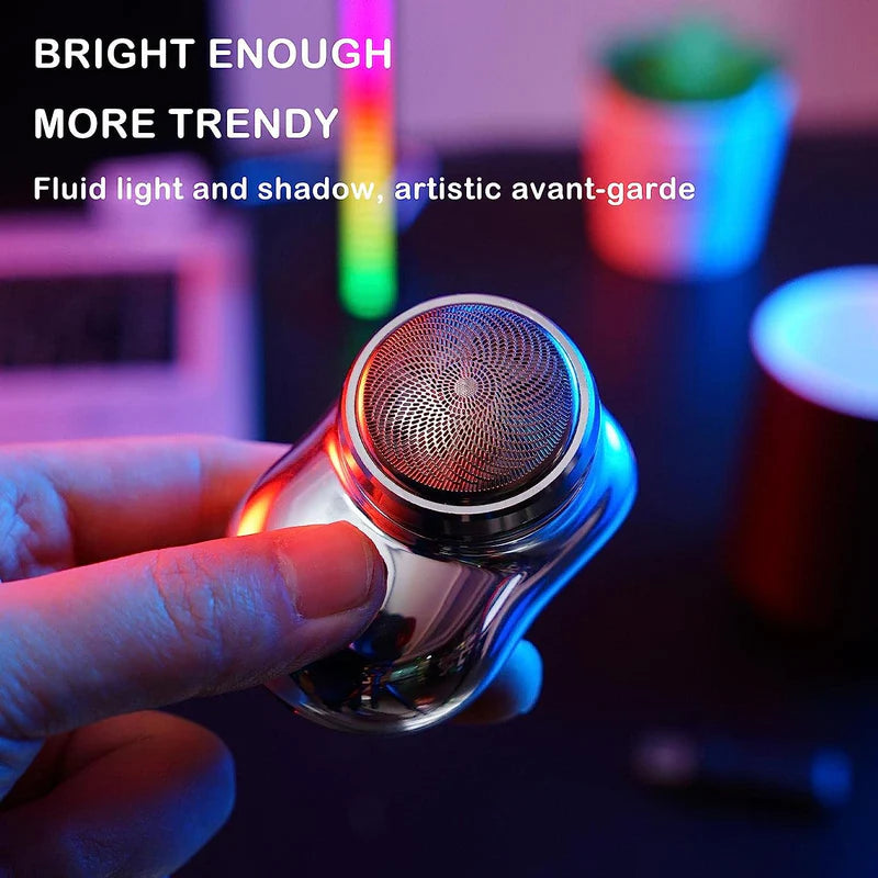 6539 Mini Electric Shaver Portable Pocket Fashion Rechargeable Wireless Beard Hair Razor For Men And Women Home Travel Gift