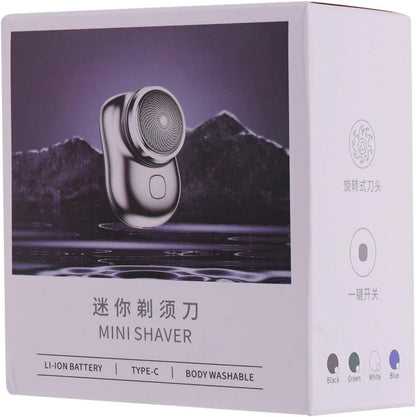 6539 Mini Electric Shaver Portable Pocket Fashion Rechargeable Wireless Beard Hair Razor For Men And Women Home Travel Gift